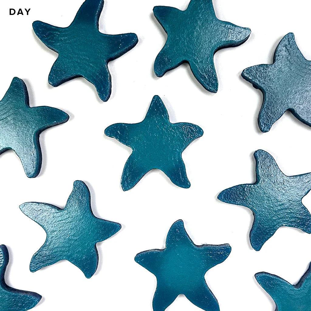 3" Mini Starfish - Glow in the Dark Pool Mosaics - Image 2