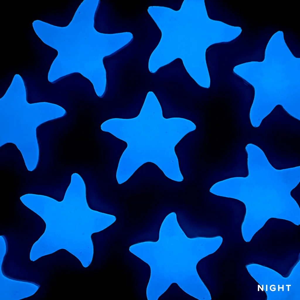 3" Mini Starfish - Glow in the Dark Pool Mosaics - Image 3