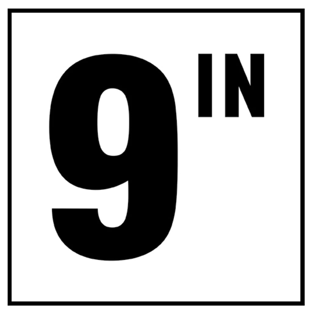 6" x 6" Standard Depth Marker, 4" Number with IN - Safety Markers for Pools - Image 10