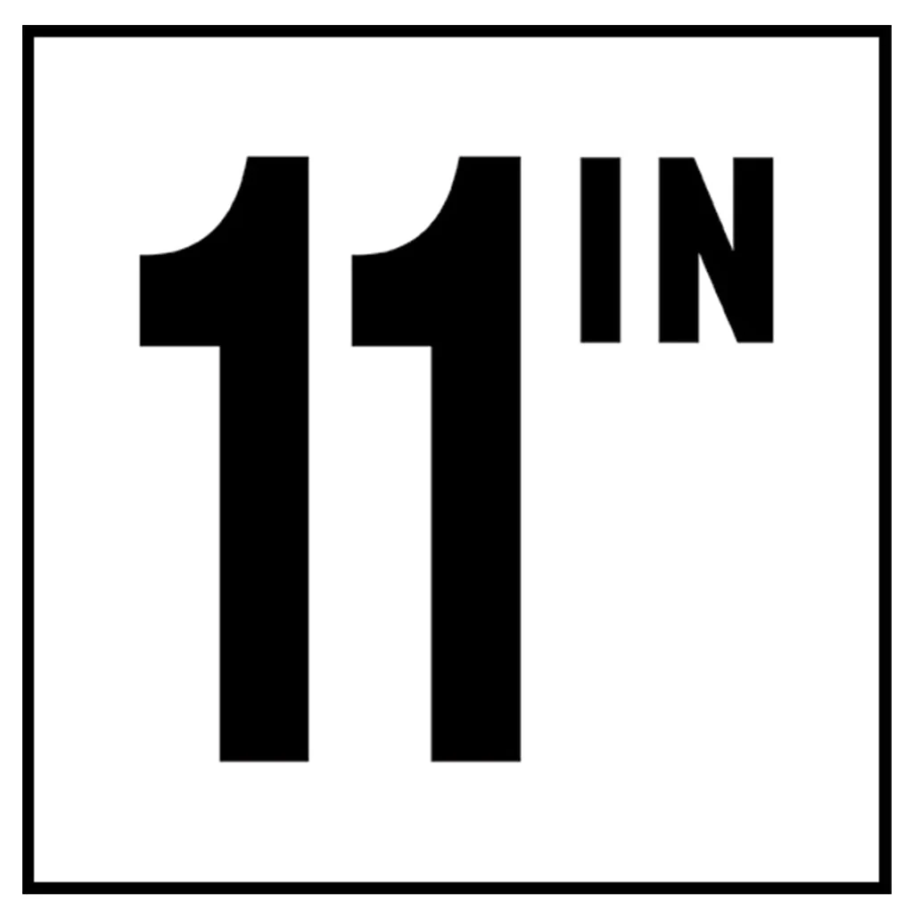 6" x 6" Standard Depth Marker, 4" Number with IN - Safety Markers for Pools - Image 12