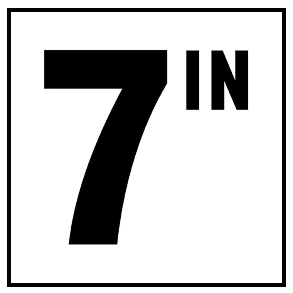 6" x 6" Standard Depth Marker, 4" Number with IN - Safety Markers for Pools - Image 8