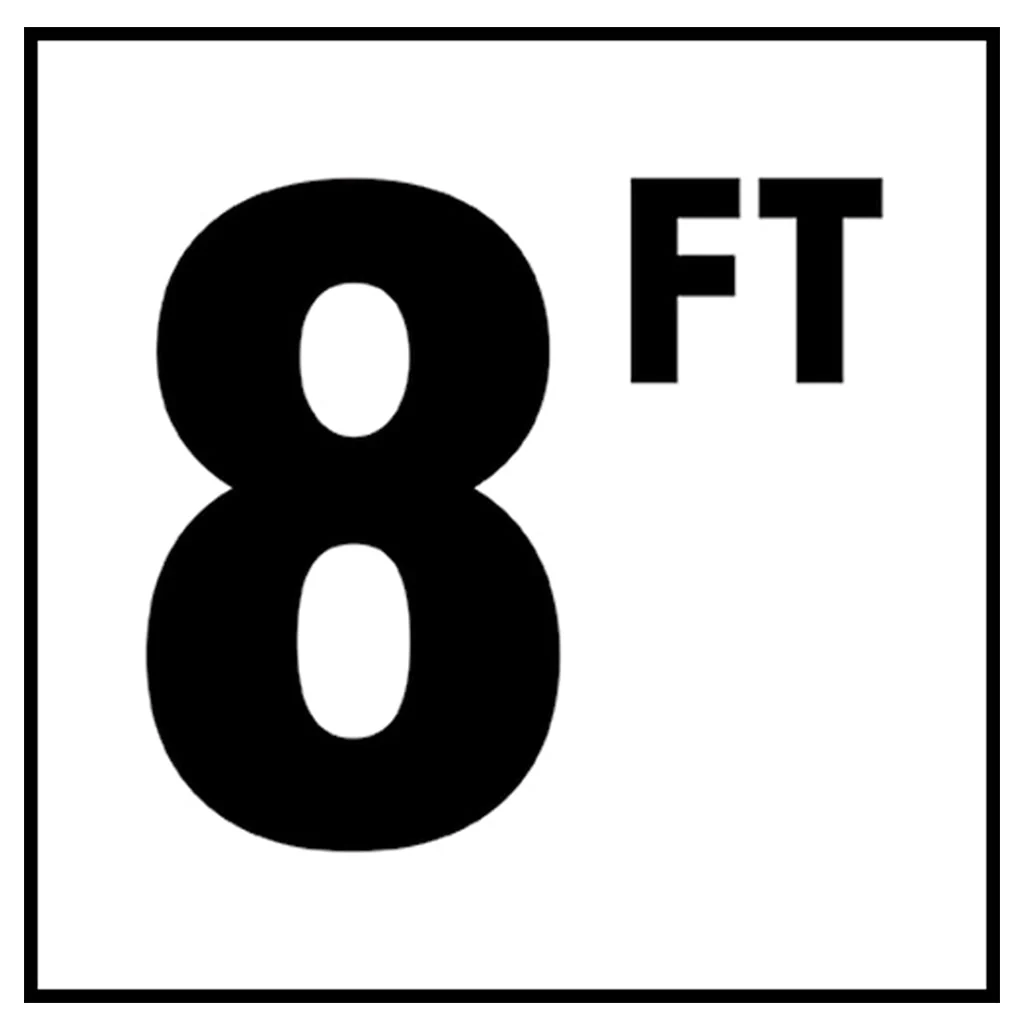 6" x 6" Standard Depth Markers, 4" Numbers with FT - Safety Markers for Pools - Image 17