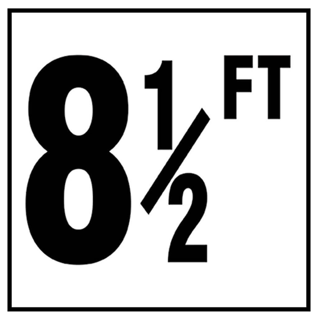 6" x 6" Standard Depth Markers, 4" Numbers with FT - Safety Markers for Pools - Image 18