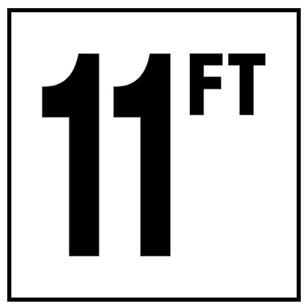 6" x 6" Standard Depth Markers, 4" Numbers with FT - Safety Markers for Pools - Image 23
