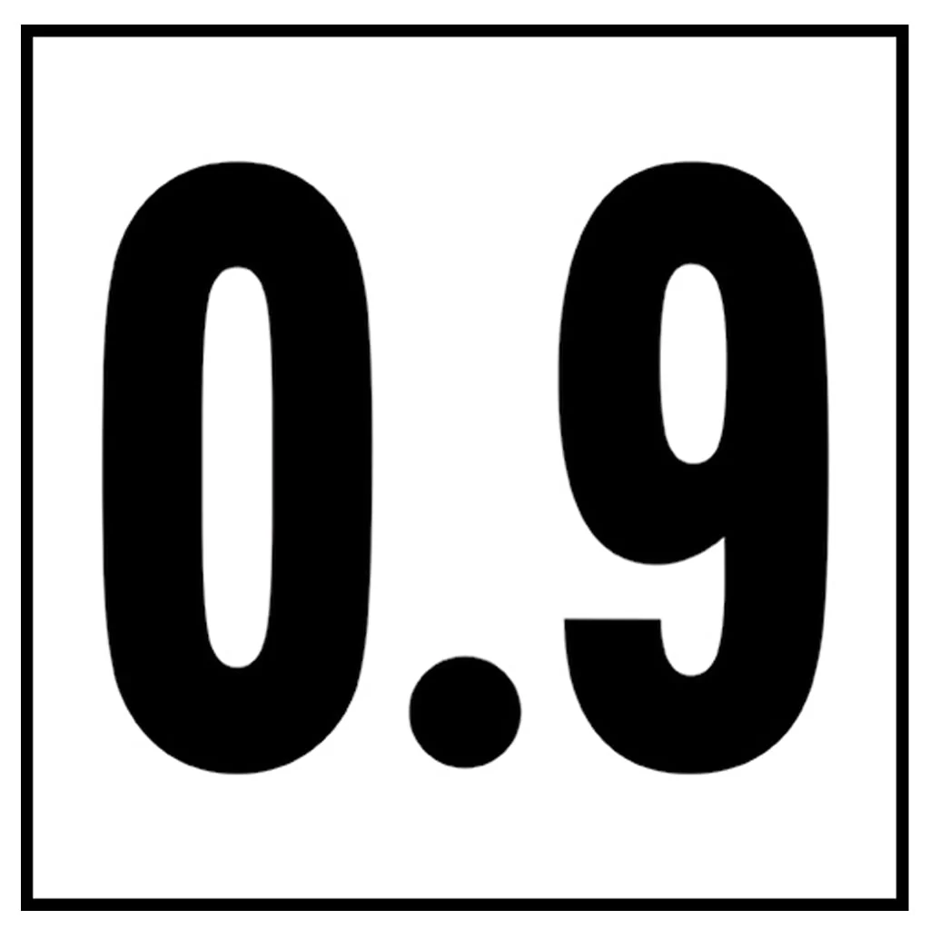 6" x 6" Metric Depth Markers, 4" Numbers - Safety Markers for Pools - Image 15