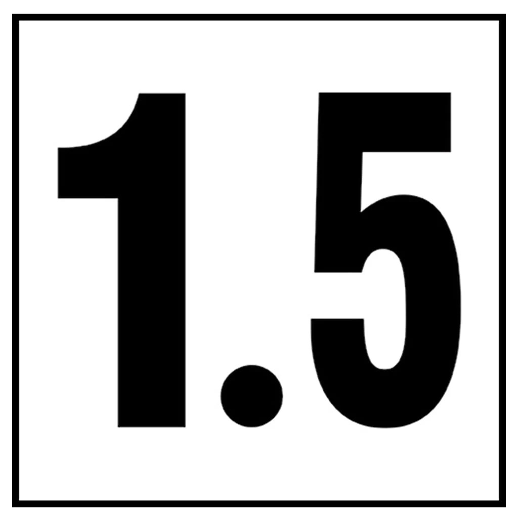 6" x 6" Metric Depth Markers, 4" Numbers - Safety Markers for Pools - Image 21
