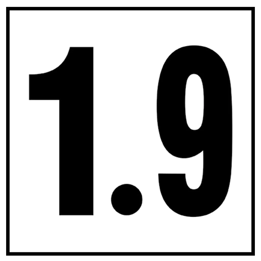 6" x 6" Metric Depth Markers, 4" Numbers - Safety Markers for Pools - Image 25