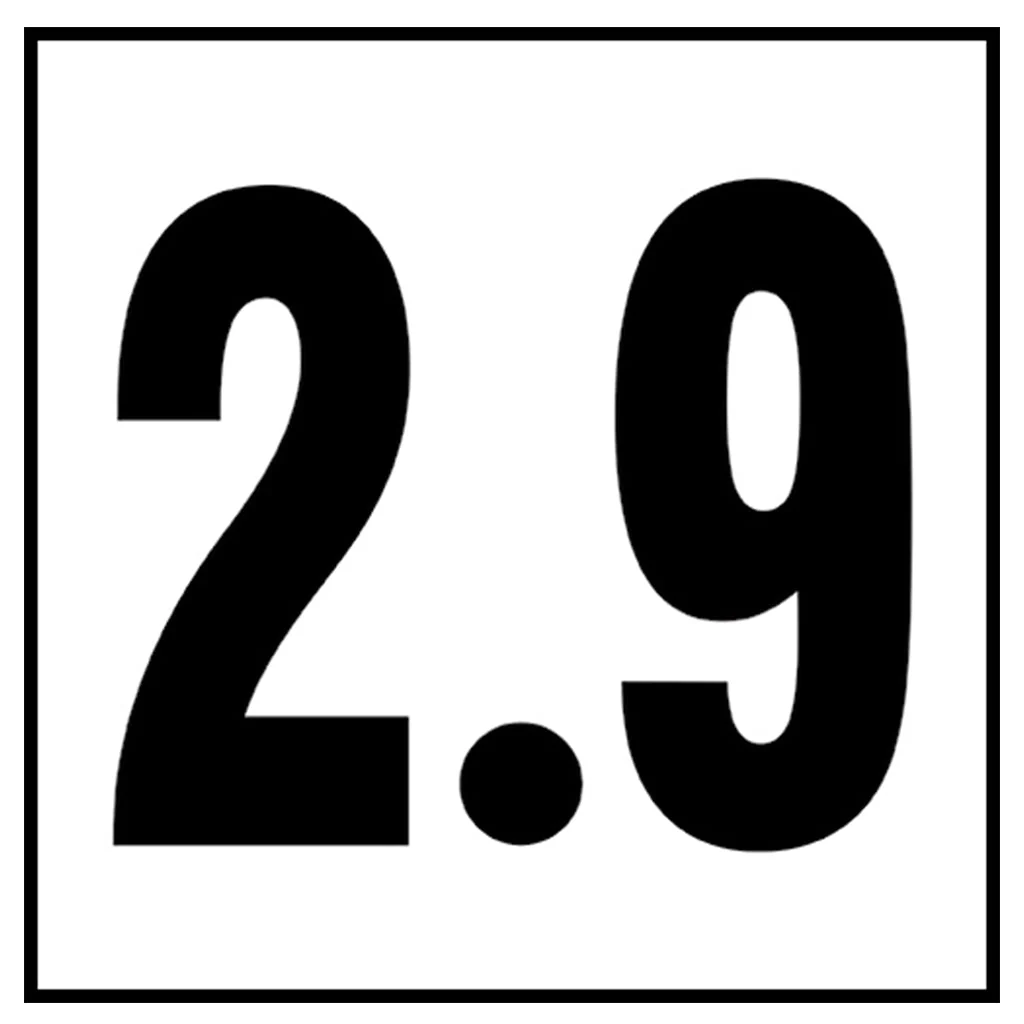 6" x 6" Metric Depth Markers, 4" Numbers - Safety Markers for Pools - Image 35