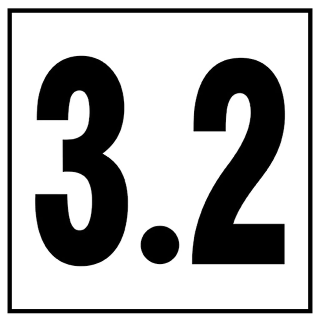 6" x 6" Metric Depth Markers, 4" Numbers - Safety Markers for Pools - Image 38