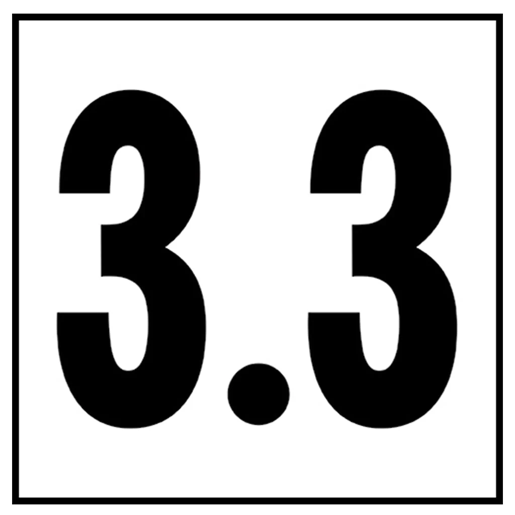 6" x 6" Metric Depth Markers, 4" Numbers - Safety Markers for Pools - Image 40