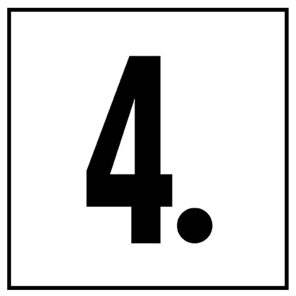 6" x 6" Metric Depth Markers, 4" Numbers - Safety Markers for Pools - Image 49