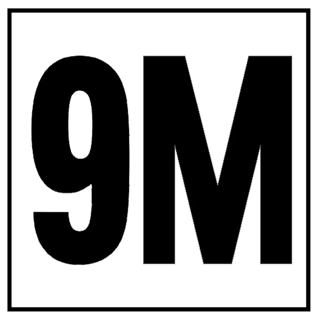 6" x 6" Metric Depth Markers, 4" Number with M - Safety Markers for Pools - Image 37