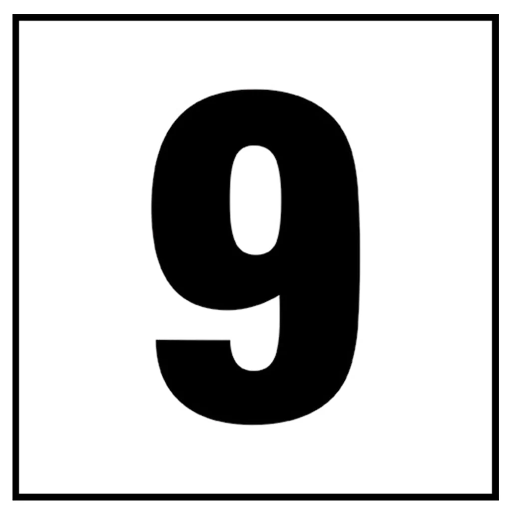 6" x 6" Standard Depth Markers, 4" Numbers - Safety Markers for Pools - Image 20