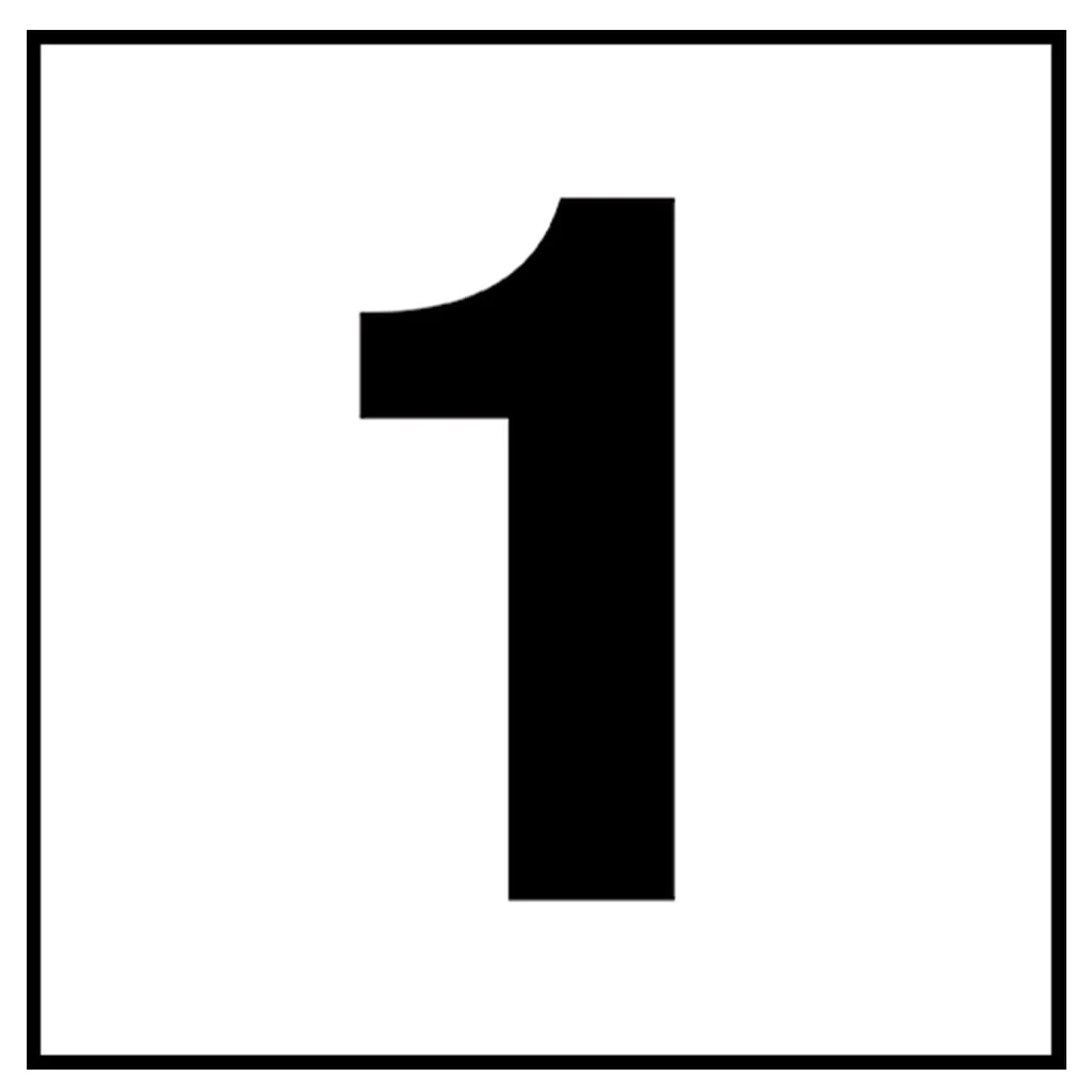 6" x 6" Standard Depth Markers, 4" Numbers - Safety Markers for Pools - Image 3