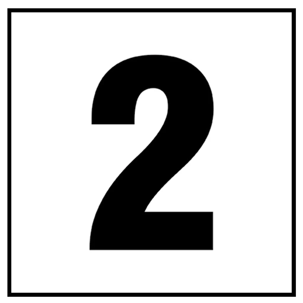 6" x 6" Standard Depth Markers, 4" Numbers - Safety Markers for Pools - Image 5