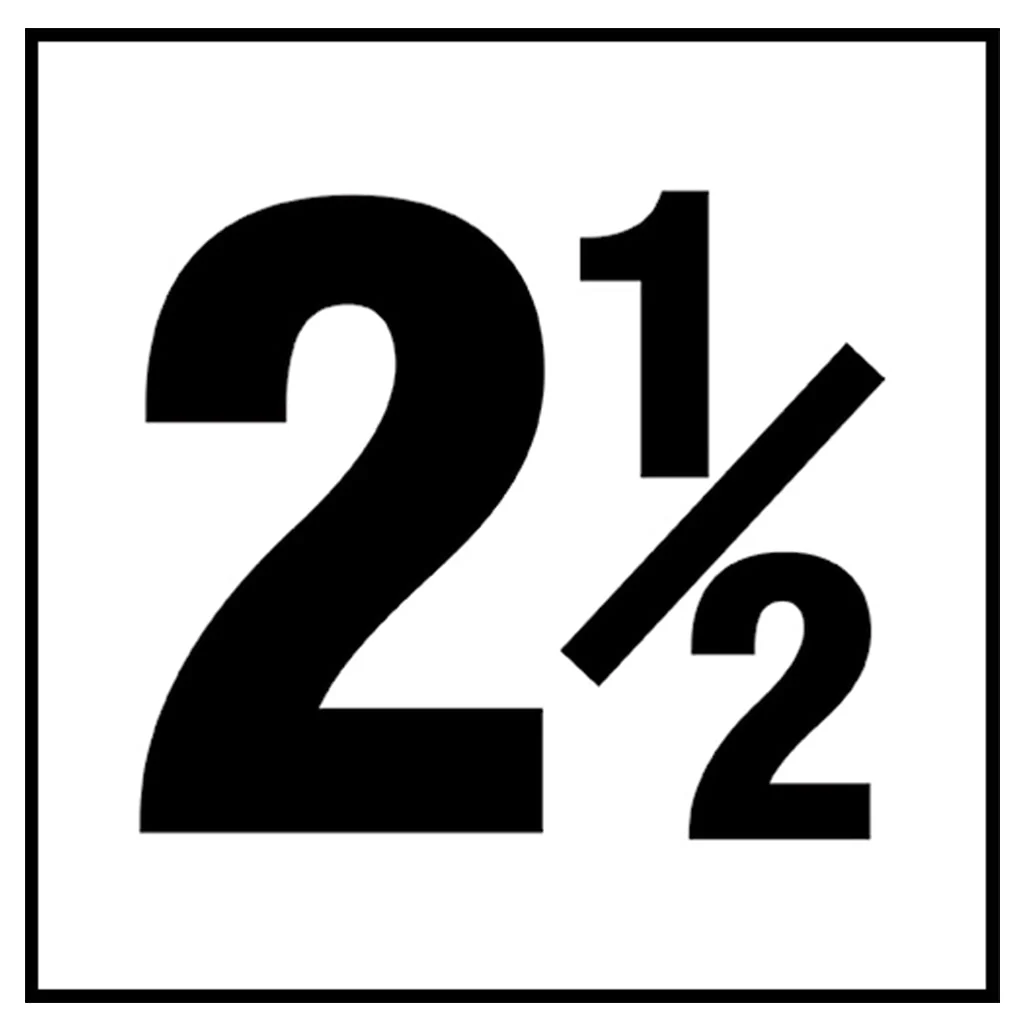 6" x 6" Standard Depth Markers, 4" Numbers - Safety Markers for Pools - Image 6
