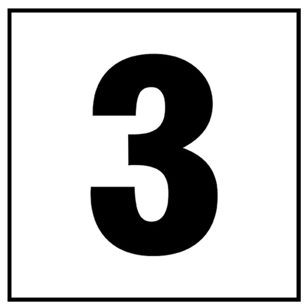 6" x 6" Standard Depth Markers, 4" Numbers - Safety Markers for Pools - Image 7