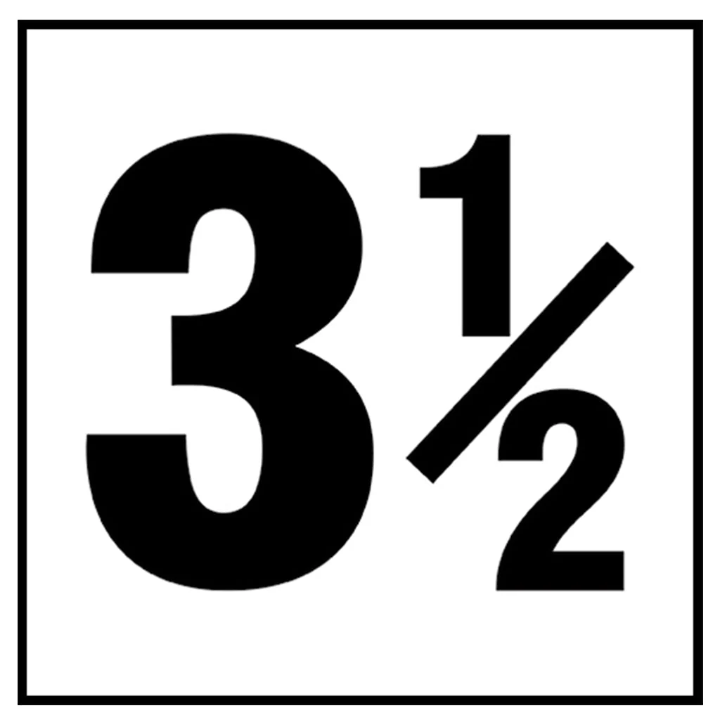 6" x 6" Standard Depth Markers, 4" Numbers - Safety Markers for Pools - Image 9