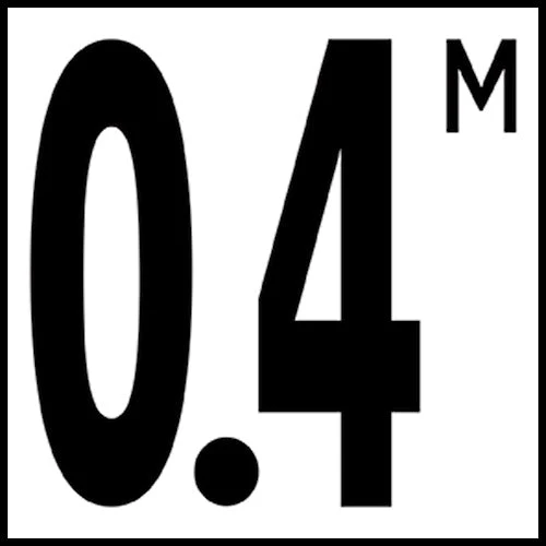 6" x 6" Metric Depth Markers, 5" Number with M - Safety Markers for Pools - Image 14