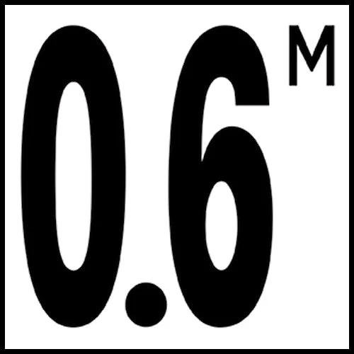 6" x 6" Metric Depth Markers, 5" Number with M - Safety Markers for Pools - Image 16
