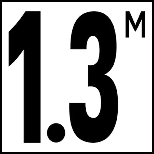 6" x 6" Metric Depth Markers, 5" Number with M - Safety Markers for Pools - Image 23