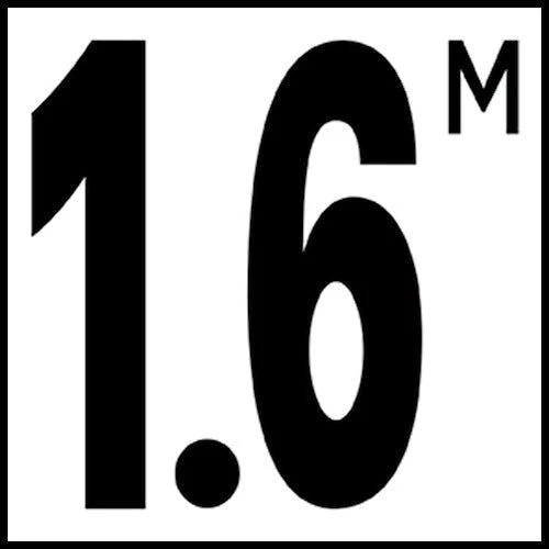 6" x 6" Metric Depth Markers, 5" Number with M - Safety Markers for Pools - Image 26