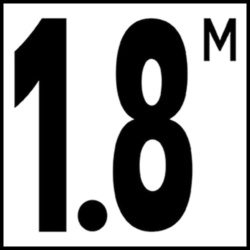 6" x 6" Metric Depth Markers, 5" Number with M - Safety Markers for Pools - Image 28