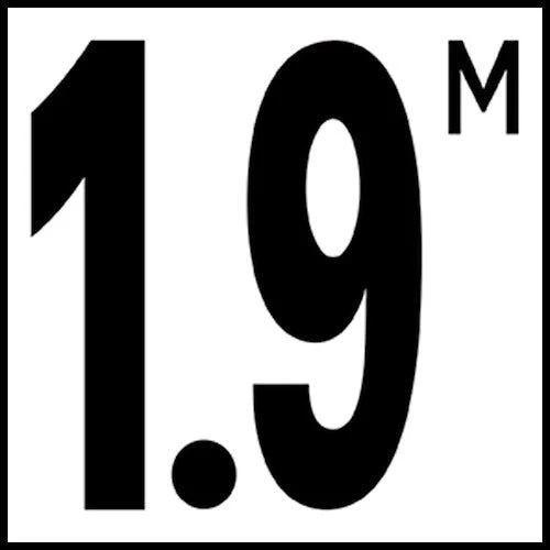 6" x 6" Metric Depth Markers, 5" Number with M - Safety Markers for Pools - Image 29