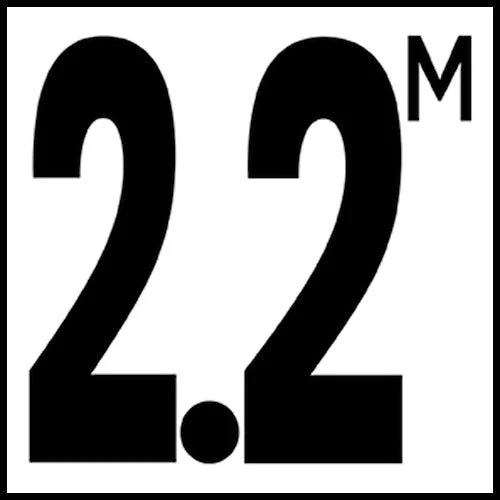 6" x 6" Metric Depth Markers, 5" Number with M - Safety Markers for Pools - Image 32