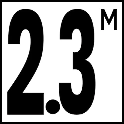 6" x 6" Metric Depth Markers, 5" Number with M - Safety Markers for Pools - Image 33