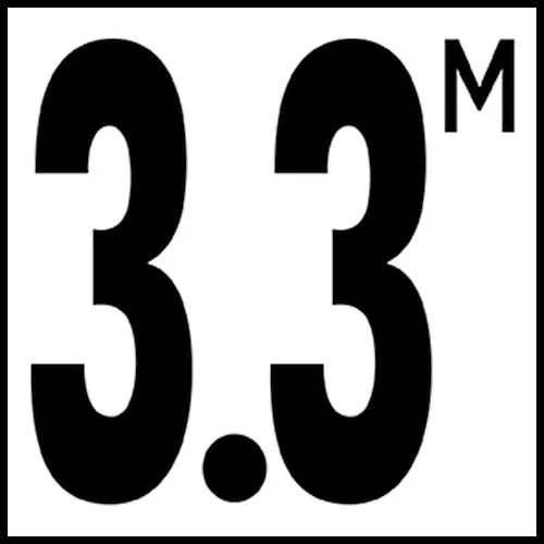 6" x 6" Metric Depth Markers, 5" Number with M - Safety Markers for Pools - Image 43