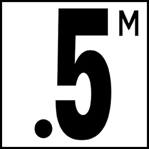 6" x 6" Metric Depth Markers, 5" Number with M - Safety Markers for Pools - Image 8