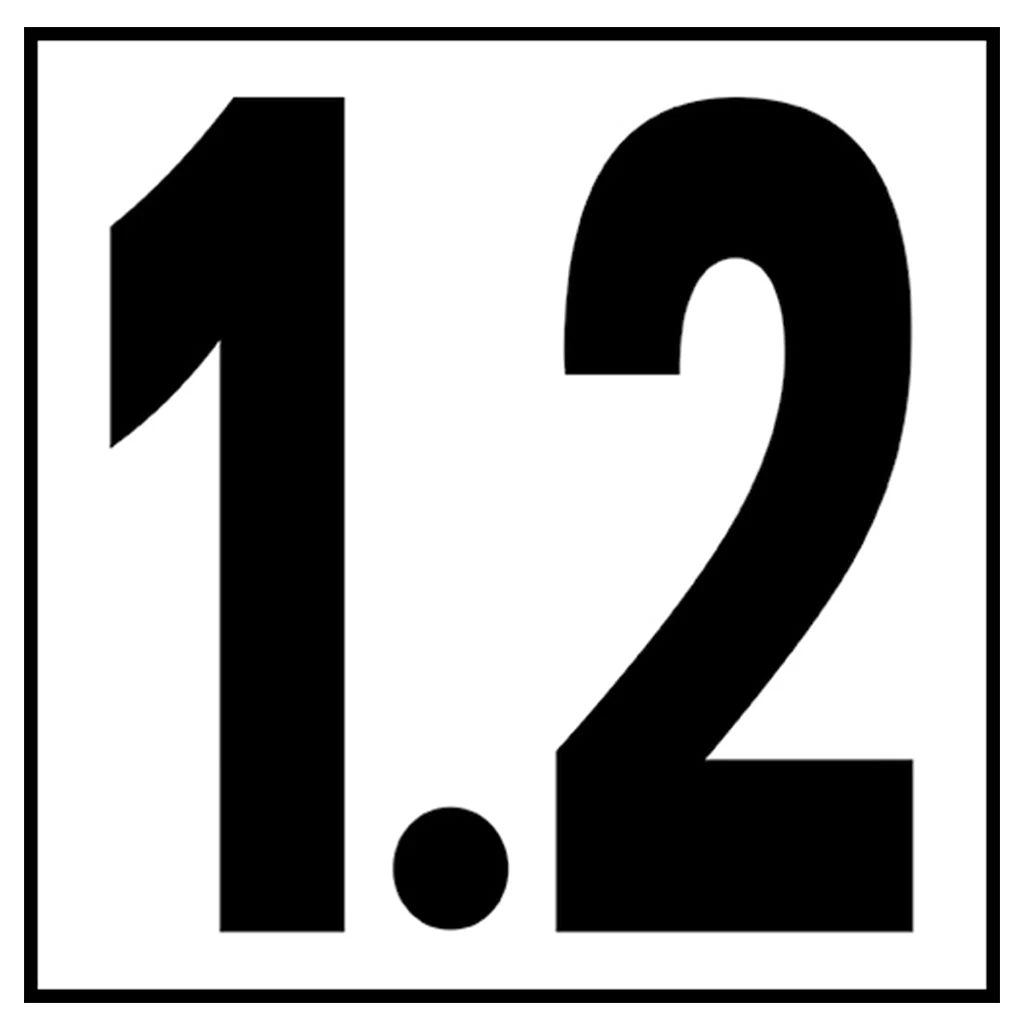6" x 6" Metric Depth Markers, 5" Numbers - Safety Markers for Pools - Image 10