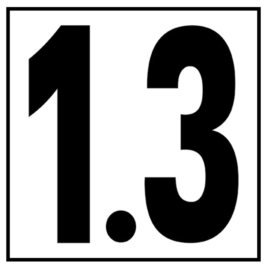 6" x 6" Metric Depth Markers, 5" Numbers - Safety Markers for Pools - Image 11