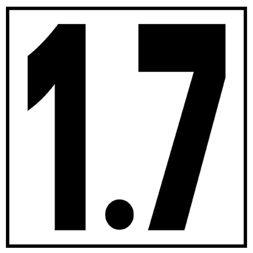 6" x 6" Metric Depth Markers, 5" Numbers - Safety Markers for Pools - Image 15