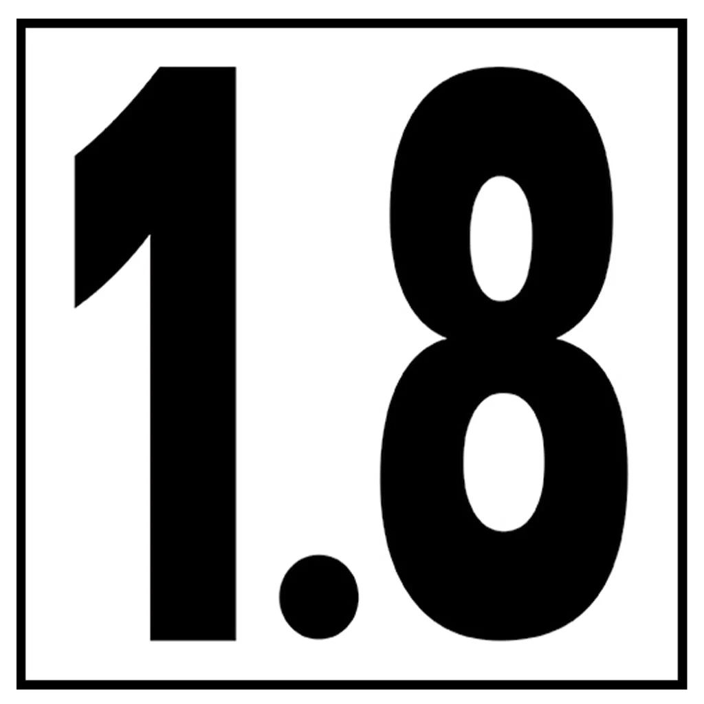 6" x 6" Metric Depth Markers, 5" Numbers - Safety Markers for Pools - Image 16