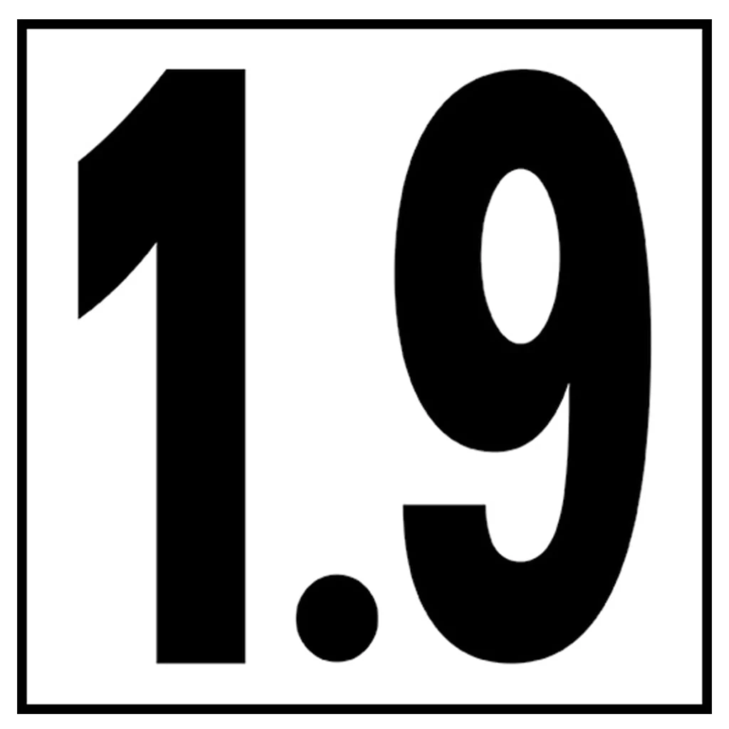 6" x 6" Metric Depth Markers, 5" Numbers - Safety Markers for Pools - Image 17