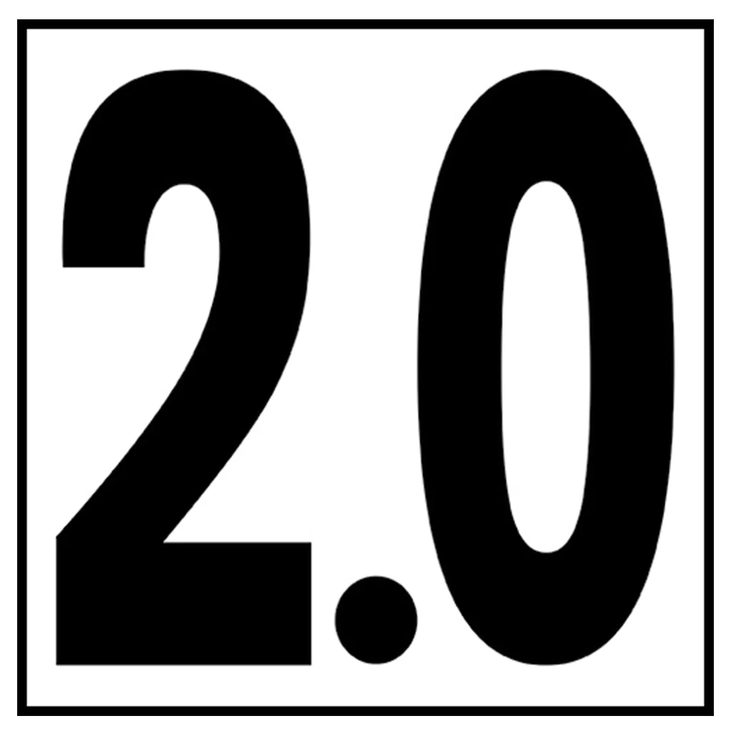 6" x 6" Metric Depth Markers, 5" Numbers - Safety Markers for Pools - Image 18