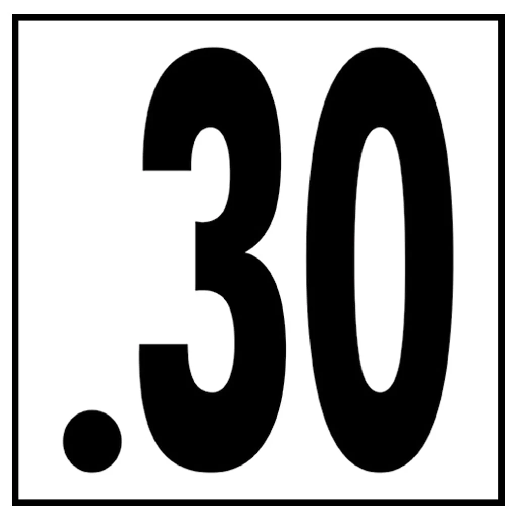 6" x 6" Metric Depth Markers, 5" Numbers - Safety Markers for Pools - Image 2