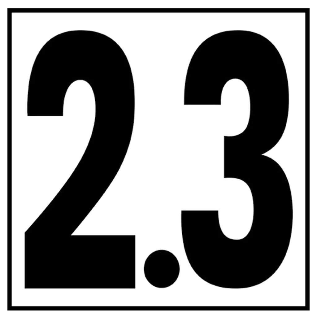 6" x 6" Metric Depth Markers, 5" Numbers - Safety Markers for Pools - Image 21