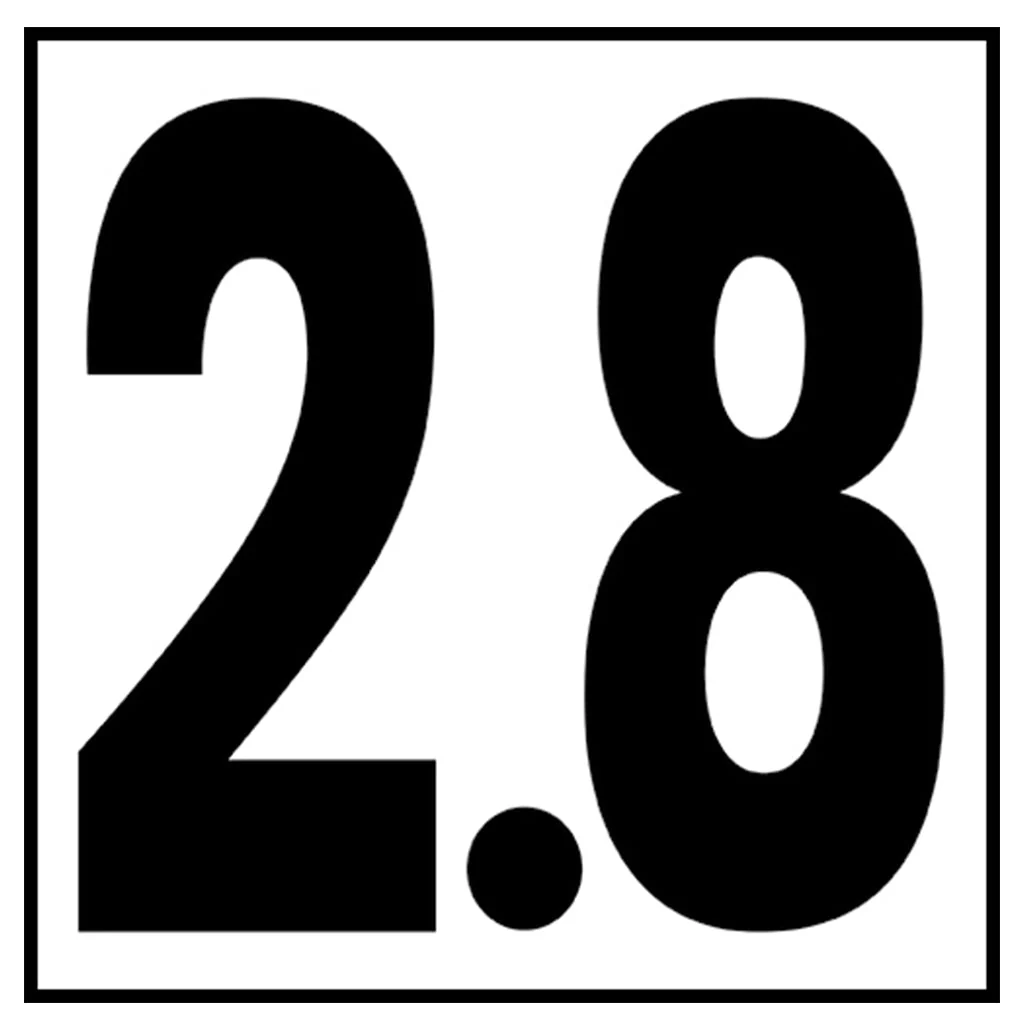 6" x 6" Metric Depth Markers, 5" Numbers - Safety Markers for Pools - Image 26