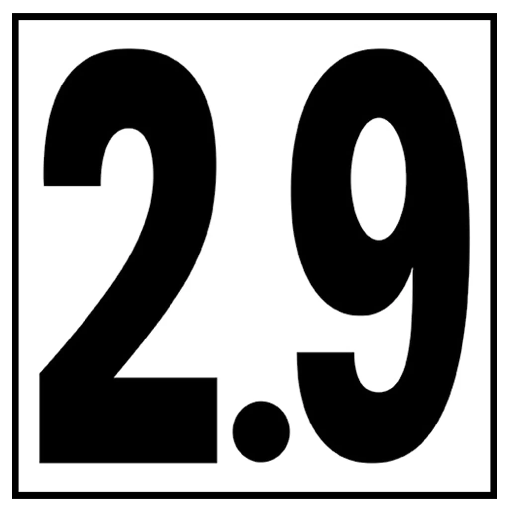 6" x 6" Metric Depth Markers, 5" Numbers - Safety Markers for Pools - Image 27