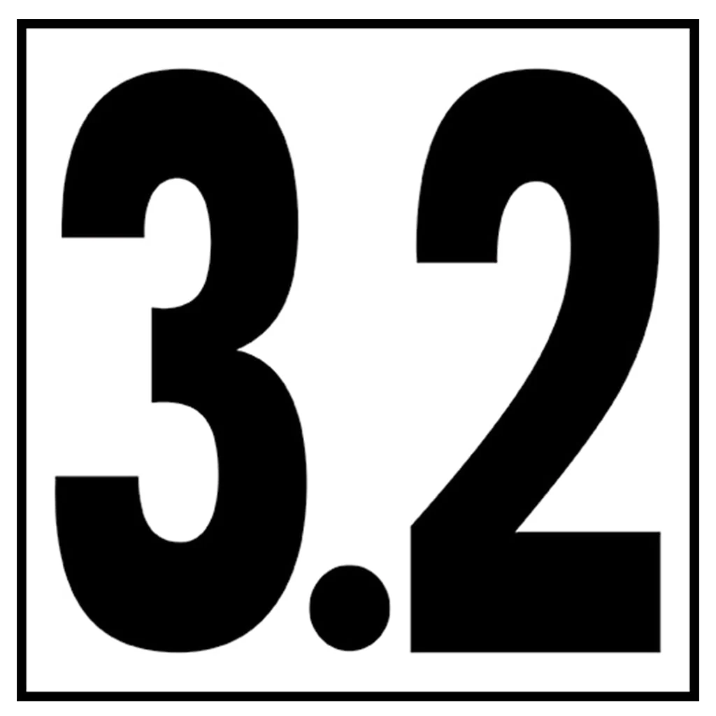 6" x 6" Metric Depth Markers, 5" Numbers - Safety Markers for Pools - Image 30