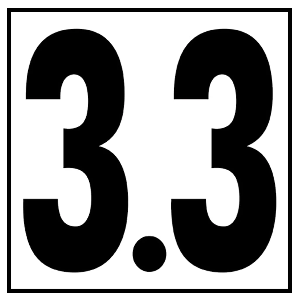 6" x 6" Metric Depth Markers, 5" Numbers - Safety Markers for Pools - Image 31