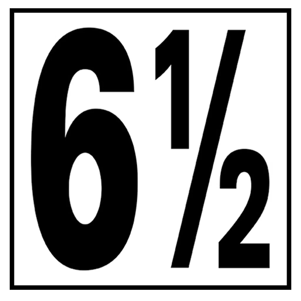 6" x 6" Standard Depth Markers, 5" Numbers - Safety Markers for Pools - Image 14