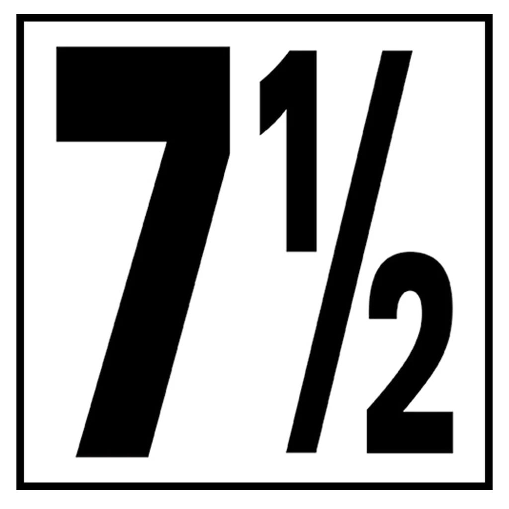 6" x 6" Standard Depth Markers, 5" Numbers - Safety Markers for Pools - Image 16