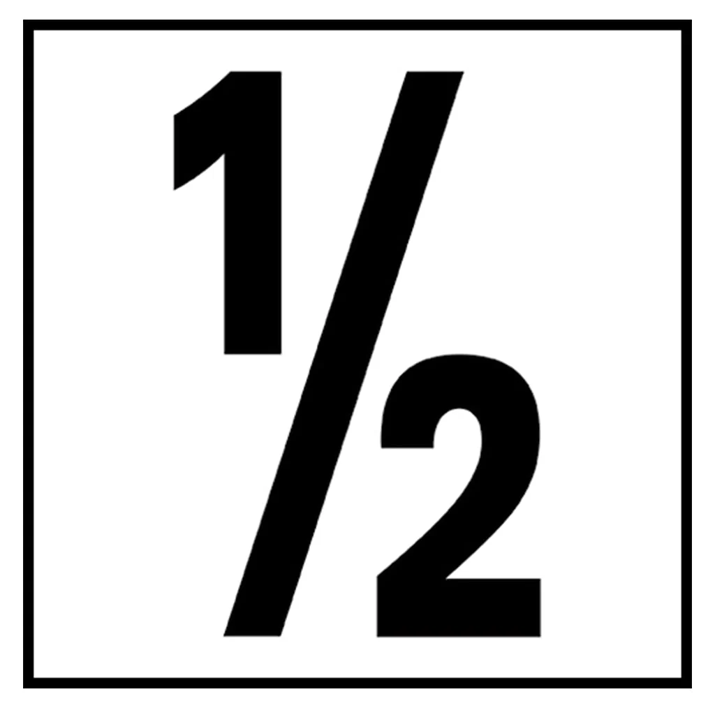 6" x 6" Standard Depth Markers, 5" Numbers - Safety Markers for Pools - Image 2