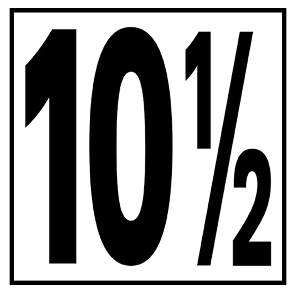 6" x 6" Standard Depth Markers, 5" Numbers - Safety Markers for Pools - Image 22