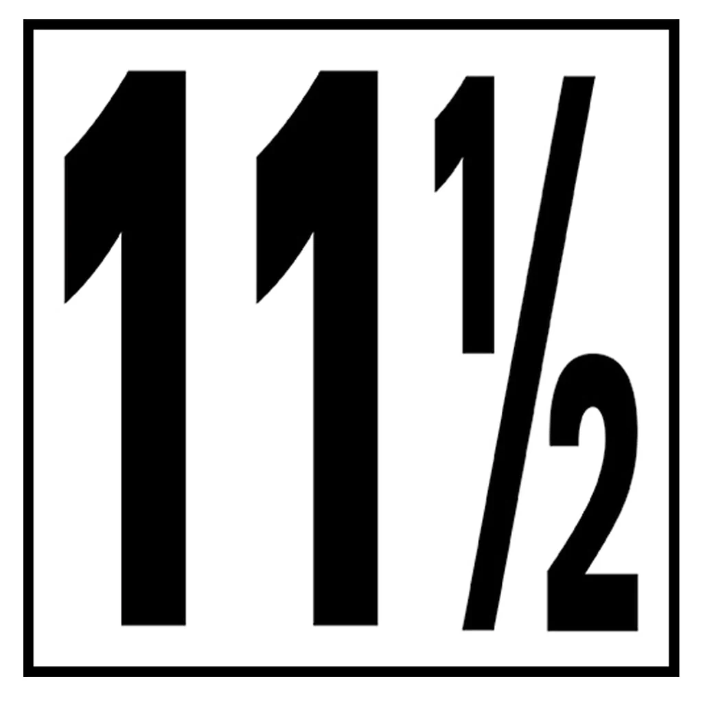 6" x 6" Standard Depth Markers, 5" Numbers - Safety Markers for Pools - Image 24