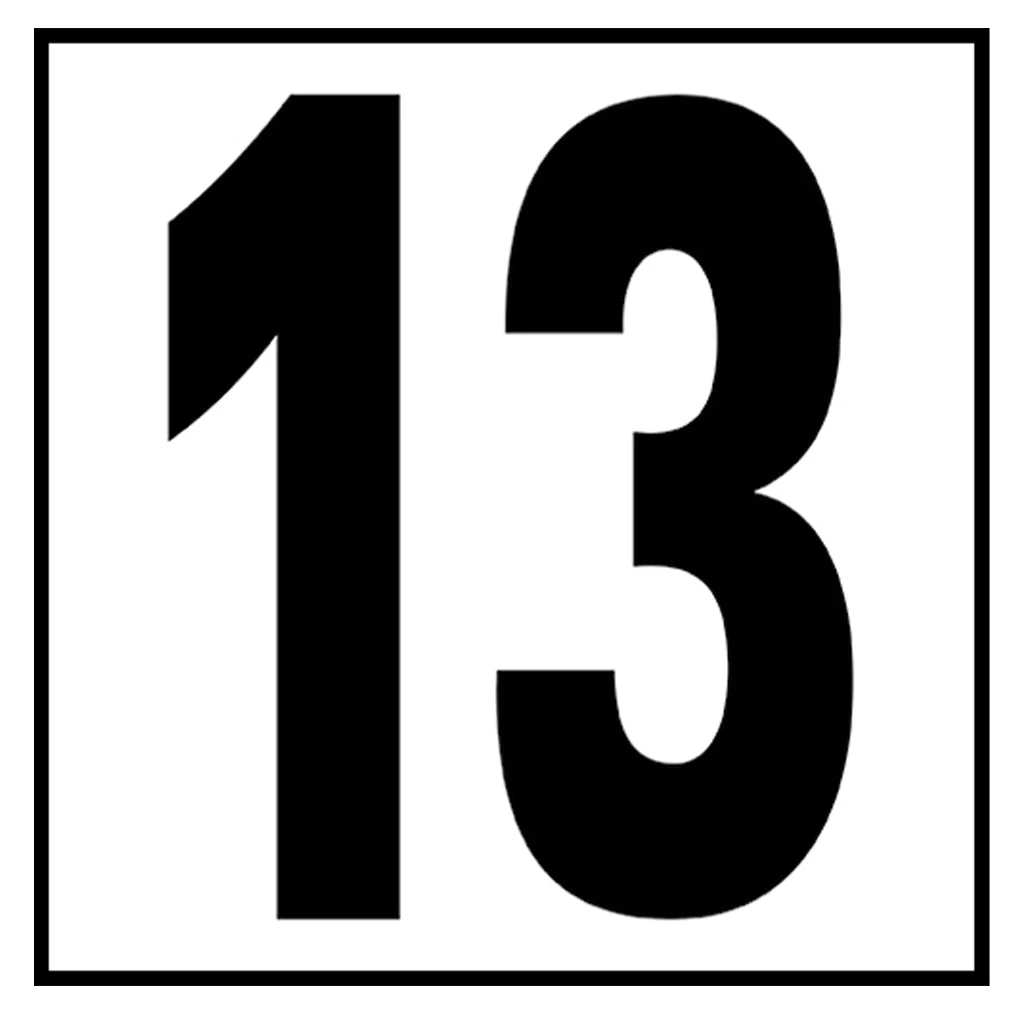 6" x 6" Standard Depth Markers, 5" Numbers - Safety Markers for Pools - Image 26